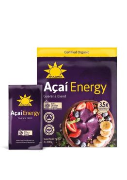 Amazonia Frozen Organic Acai Energy All Natural, 400g